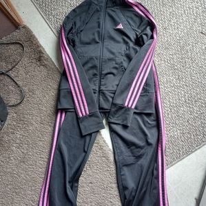 Vintage Light Pink Adidas Track Suit